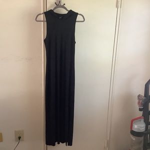 GAP medium size black Hudded sleeveless dress.